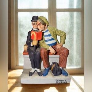 Norman Rockwell “The Interloper” Porcelain Figurine | Danbury Mint
